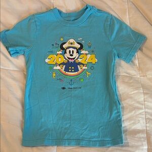 Kids Size small 5/6 Disney cruise shirt